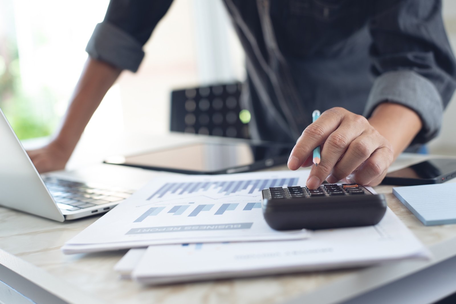 auditing with calculator