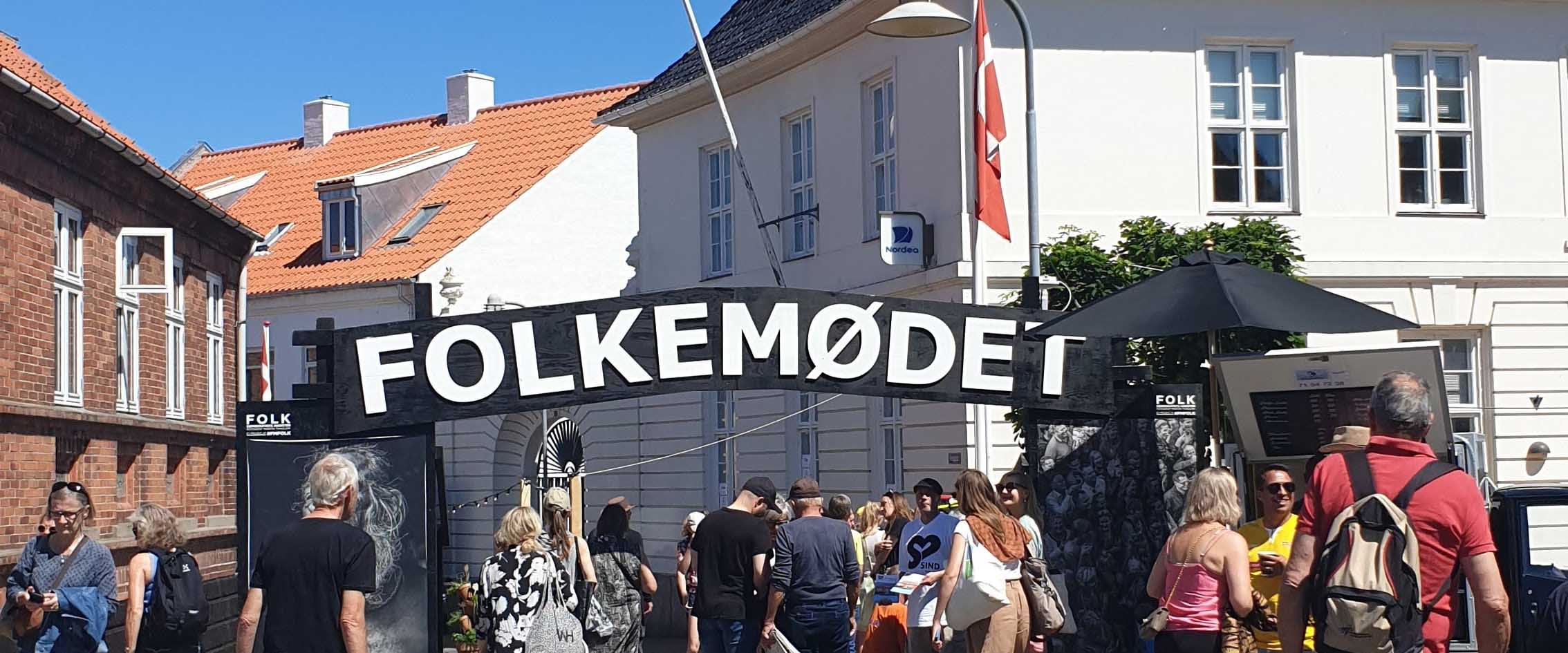 Folkemøde indgang