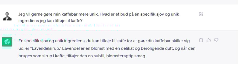 ChatCPT-eksempel